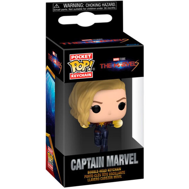 LLAVERO POCKET POP THE MARVELS CAPTAIN MARVEL