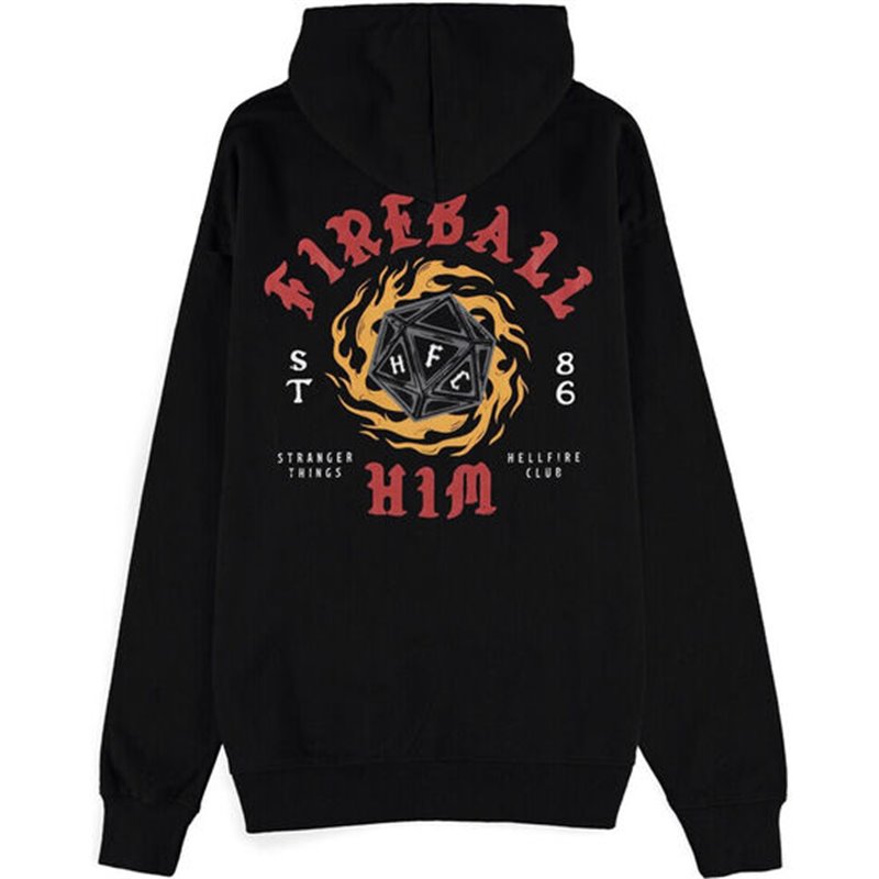 SUDADERA CAPUCHA FIREBALL STRANGER THINGS