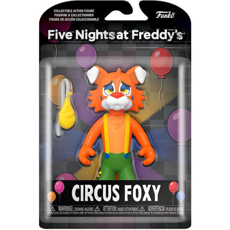 FIGURA ACTION FIVE NIGHTS AT FREDDYS CIRCUS FOXY 12,5CM