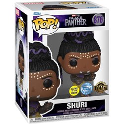 SET FIGURA POP & TEE MARVEL BLACK PANTHER SHURY EXCLUSIVE