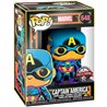 FIGURA POP MARVEL CAPTAIN AMERICA BLACK LIGHT EXCLUSIVE