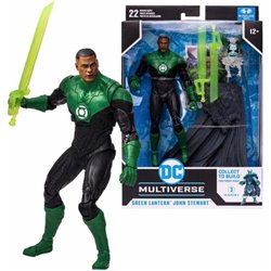 FIGURA JOHN STEWART GREEN LANTERN MULTIVERSE DC COMICS 18CM