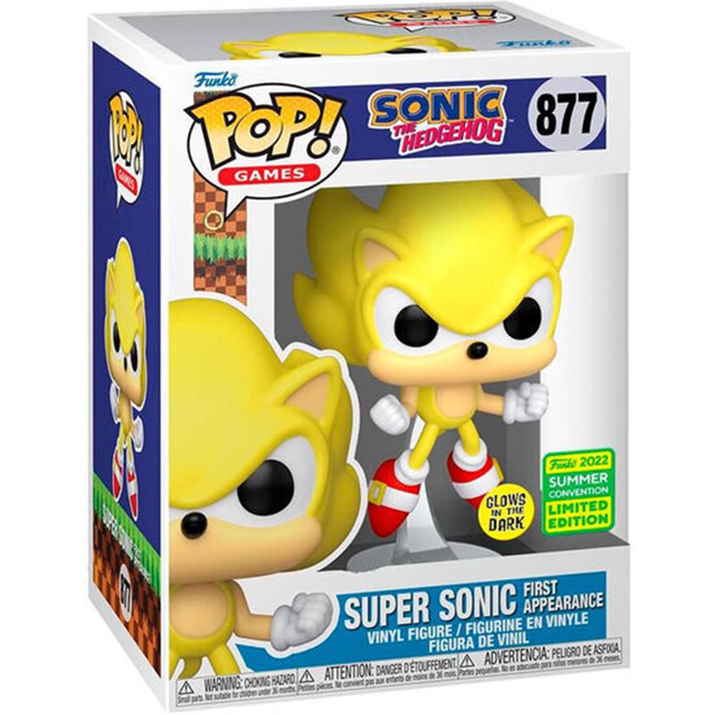 FIGURA POP SONIC THE HEDGEHOG SUPER SONIC EXCLUSIVE