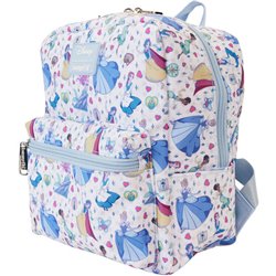 MOCHILA NYLON MANGA STYLE PRINCESAS DISNEY LOUNGEFLY 24CM