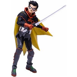 FIGURA ROBIN DAMIAN WAYNE MULTIVERSE DC COMICS 18CM