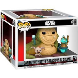 FIGURA POP STAR WARS 40TH JABBA THE HUTT & SALACIOUS B CRUMB