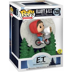 FIGURA POP E.T EL EXTRATERRESTRE 40TH ELLIOTT & E.T FLYING