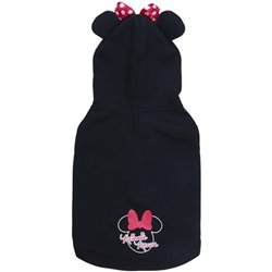 SUDADERA PARA PERRO XXS COTTON BRUSHED MINNIE BLACK