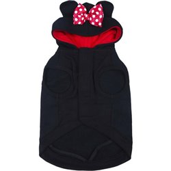 SUDADERA PARA PERRO XXS COTTON BRUSHED MINNIE BLACK