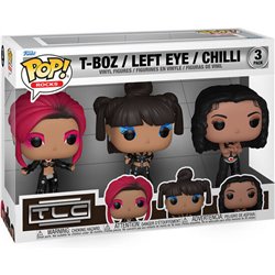 BLISTER 3 FIGURAS POP ROCKS TLC