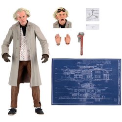 FIGURA ULTIMATE DOC BROWN REGRESO AL FUTURO 18CM