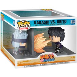 FIGURA POP MOMENT NARUTO SHIPPUDEN KAKASHI VS OBITO