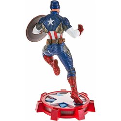 ESTATUA DIORAMA CAPITAN AMERICA MARVEL NOW! 23CM