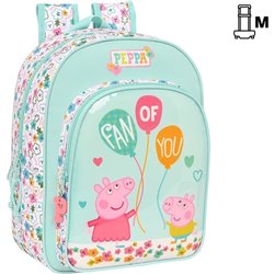 PEPPA PIG MOCHILA ADAPTABLE A CARRO 26X34X11