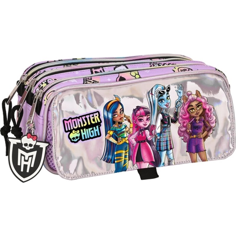 PORTATODO TRIPLE BIG MONSTER HIGH "BEST BOOS"