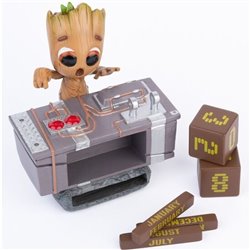 CALENDARIO PERPETUO 3D GROOT DEATH BUTTON GUARDIANES DE LA GALAXIA MARVEL