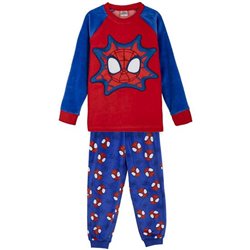 PIJAMA LARGO CORAL FLEECE APLICACIONES SPIDEY