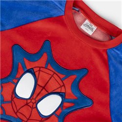 PIJAMA LARGO CORAL FLEECE APLICACIONES SPIDEY