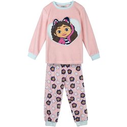 PIJAMA LARGO CORAL FLEECE APLICACIONES GABBY´S DOLLHOUSE