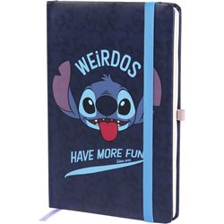 CUADERNO A5 STITCH BLUE