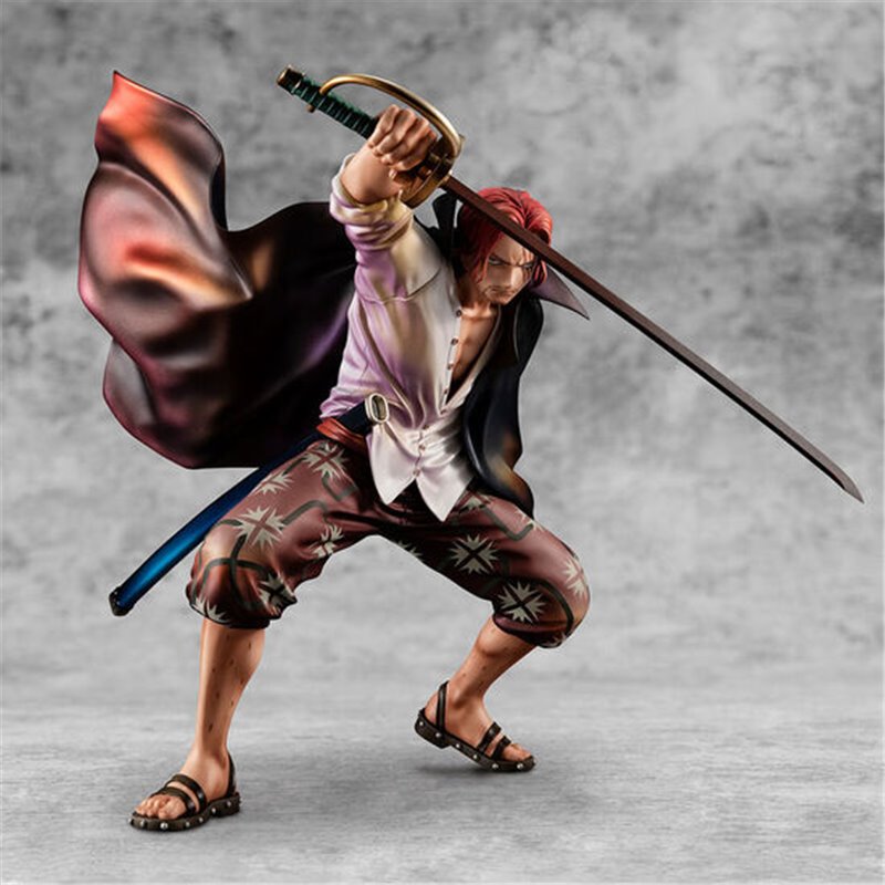 FIGURA SHANKS RED HAIRED PLAYBACK MEMORIES ONE PIECE 21,5CM