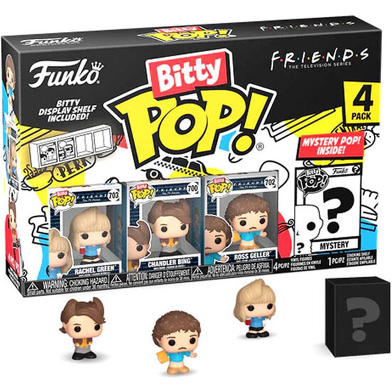 BLISTER 4 FIGURAS BITTY POP FRIENDS RACHEL