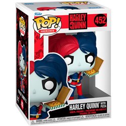 FIGURA POP DC COMICS HARLEY QUINN WITH PIZZA