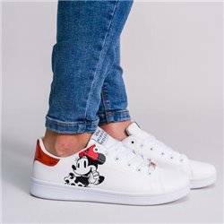 DEPORTIVA SUELA PVC MINNIE WHITE