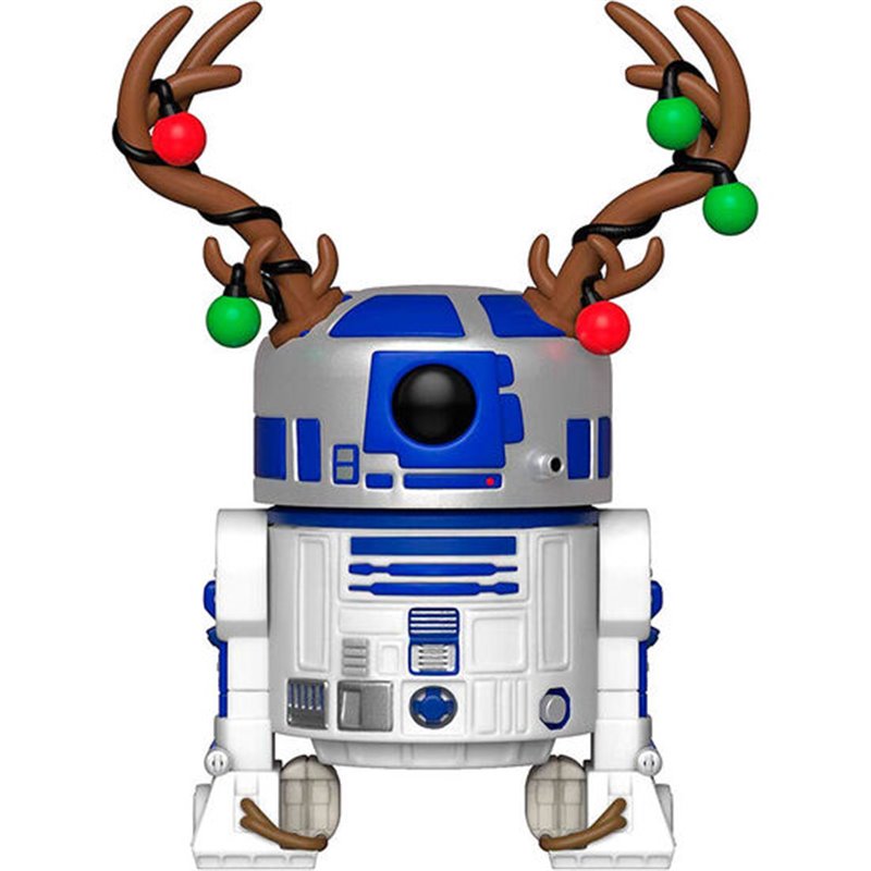 FIGURA POP STAR WARS HOLIDAY R2-D2 WITH ANTLERS