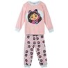 PIJAMA LARGO CORAL FLEECE APLICACIONES GABBY´S DOLLHOUSE