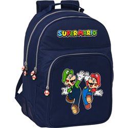 MOCHILA DOBLE ADAPT.CARRO SUPER MARIO