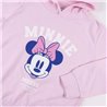 SUDADERA CON CAPUCHA COTTON BRUSHED MINNIE PINK