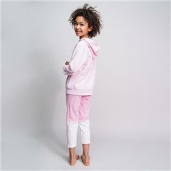 SUDADERA CON CAPUCHA COTTON BRUSHED MINNIE PINK