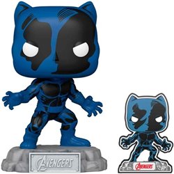 FIGURA POP MARVEL AVENGERS 60TH ANNIVERSARY COMIC BLACK PANTHER WITH PIN EXCLUSIVE