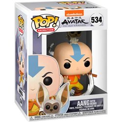 FIGURA POP AVATAR THE LAST AIRBENDER AANG WITH MOMO