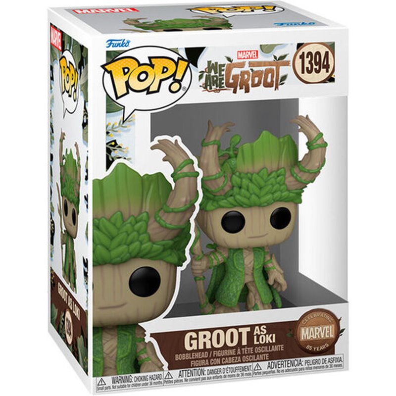 FIGURA POP MARVEL WE ARE GROOT - GROOT AS LOKI