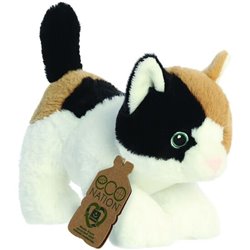 PELUCHE GATO ECO NATION 21CM