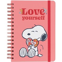 CUADERNO A5 LOVE YOURSELF SNOOPY