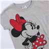 CAMISETA CORTA SINGLE JERSEY PUNTO MINNIE GRAY