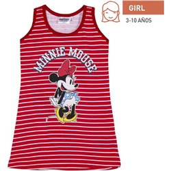 VESTIDO SINGLE JERSEY PUNTO MINNIE RED