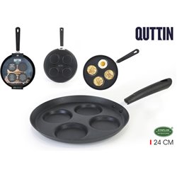 SARTEN PARA TORTITAS 4 UNDS 24CM QUTTIN