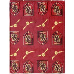 MANTA FRANELA HARRY POTTER GRYFFINDOR - 120X160 CM - Teknashop Ltd