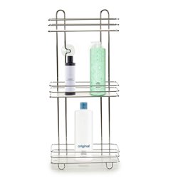 Bathroom Shelves Silver Metal Transparent Plastic (14 x 60 x 27 cm) (S3606063) - Teknashop Ltd