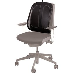 Seat Back Fellowes 9191301 Ergonomic Adjustable Black Plastic (S0229669) - Teknashop Ltd