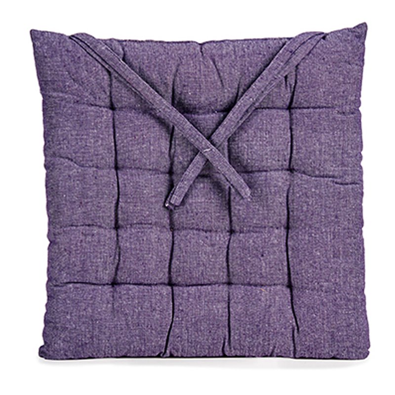 Chair cushion 40 x 5,5 x 40 cm Lilac (S3607502) - Teknashop Ltd