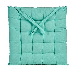 Chair cushion 40 x 5,5 x 40 cm Turquoise (S3607506) - Teknashop Ltd