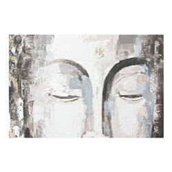 Painting DKD Home Decor CU-179192 100 x 3,8 x 100 cm Buddha Oriental (2 Units) (S3013574) - Teknashop Ltd