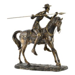 Decorative Figure DKD Home Decor Don Quijote Resin (36 x 19 x 39 cm) (S3016716) - Teknashop Ltd