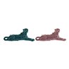 Decorative Figure DKD Home Decor Green Pink Resin Flocked Lion 26,5 x 9 x 11 cm (S3016860) - Teknashop Ltd