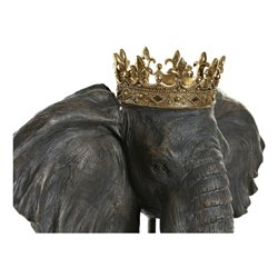 Decorative Figure DKD Home Decor Resin Elephant (49 x 26.5 x 57 cm) (S3016951) - Teknashop Ltd